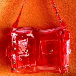 Hammit plastic purse.
